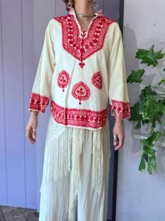 1960-70s Middle East Embroidered Tunic