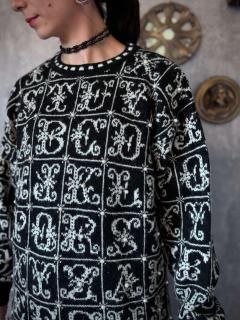 <img class='new_mark_img1' src='https://img.shop-pro.jp/img/new/icons14.gif' style='border:none;display:inline;margin:0px;padding:0px;width:auto;' />11/21()22:00䳫ϡۡNo.91980s MONOTONE LETTERED SWEATER