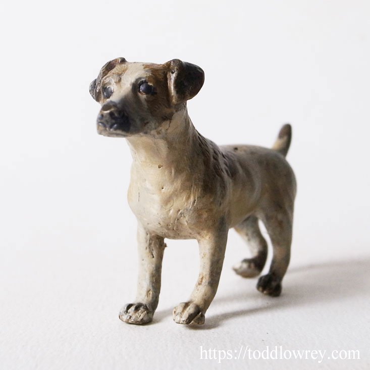 元気で好奇心旺盛な牧師の犬 / Antique Cold Painted Vienna Bronze - Todd Lowrey Antiques