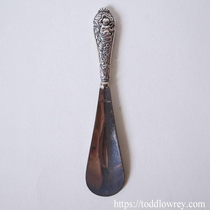 新年の贈り物 キューピッドの松明を貴方に Horn Shoe Handle Silver Antique / その他