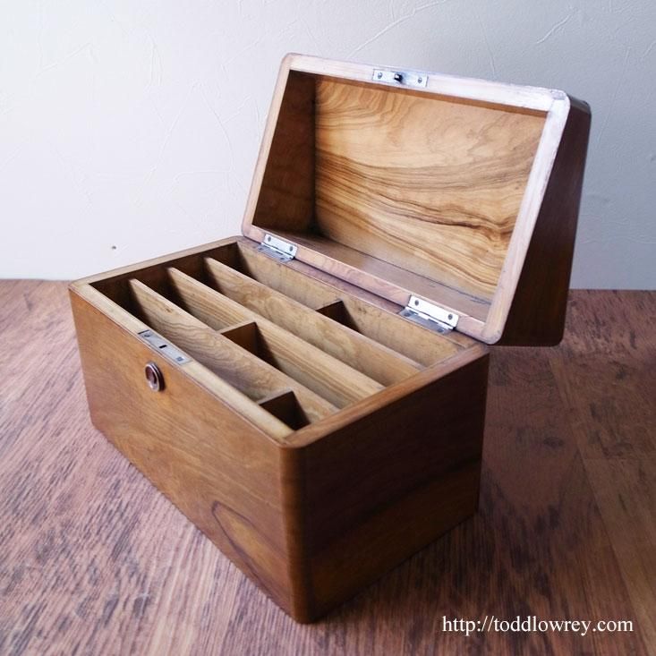 逆輸入 勝利と平和を閉じ込める艶やかな小箱/ Antique Wood Olive 西洋