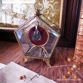 中欧を旅してきた知恵と力のペンタゴン / Antique  Glass Pocket Watch Display Pentagonal Vitrine Box