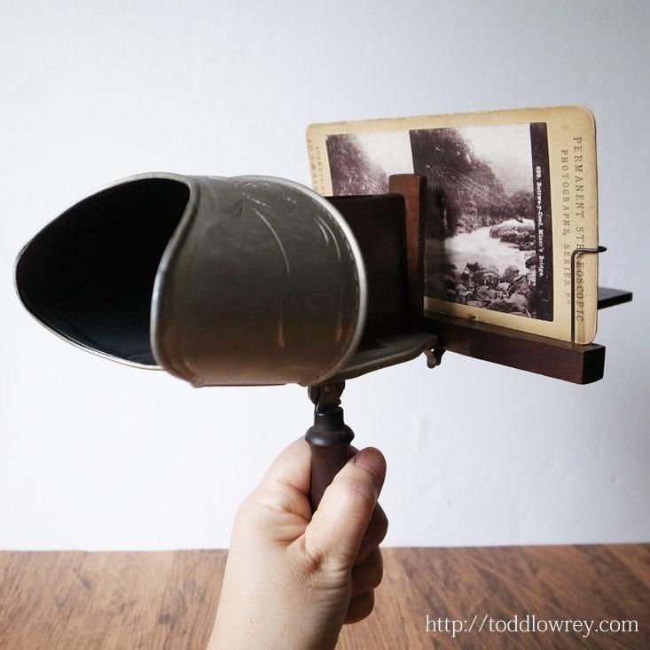 アンティーク ステレオスコープと写真セット Yahoo!オークション - 明治期・ステレオスコープ 立体写真28枚付