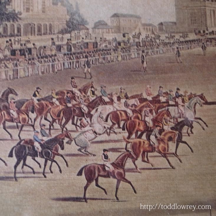 【WEB限定】 / 英国競馬の歴史に想いを馳せる Antique Frame with Print Old 版画