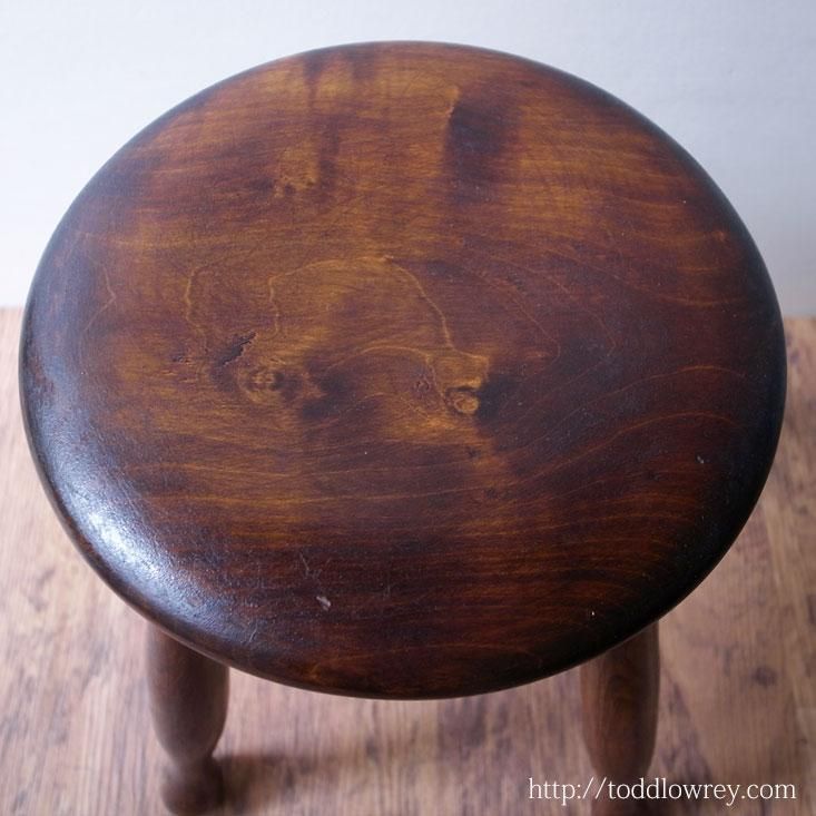さりげない存在感を愛でる / Antique Woden Small Stool Stand