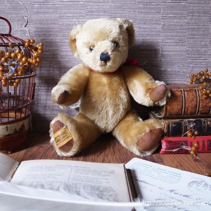 大特価放出！ / 夢見るウィッシュボーン Vintage Bear Teddy MerryThought メリーソート社