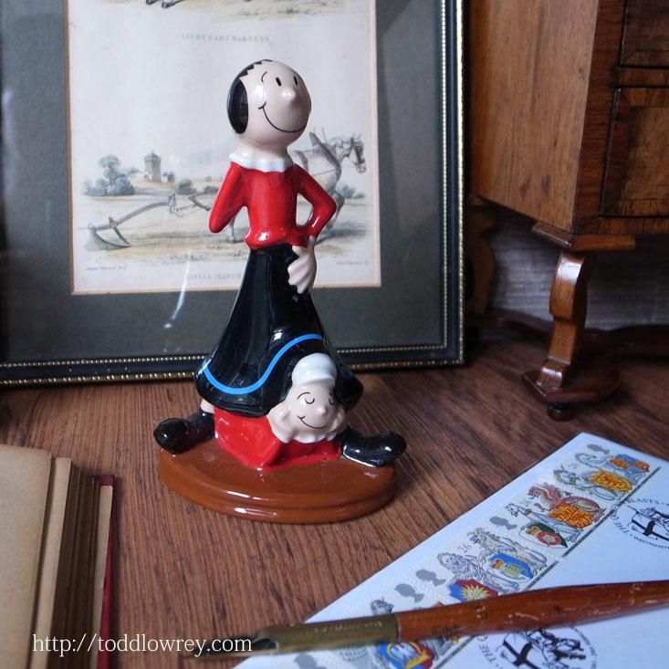 やせっぽちで魅力的なオリーブ オイル Vintage Olive Oil Swee Pea Figure By Wade Todd Lowrey Antiques やせっぽちで魅力的なオリーブ オイル Vintage Olive Oil Swee Pea Figure By Wade Todd Lowrey Antiques