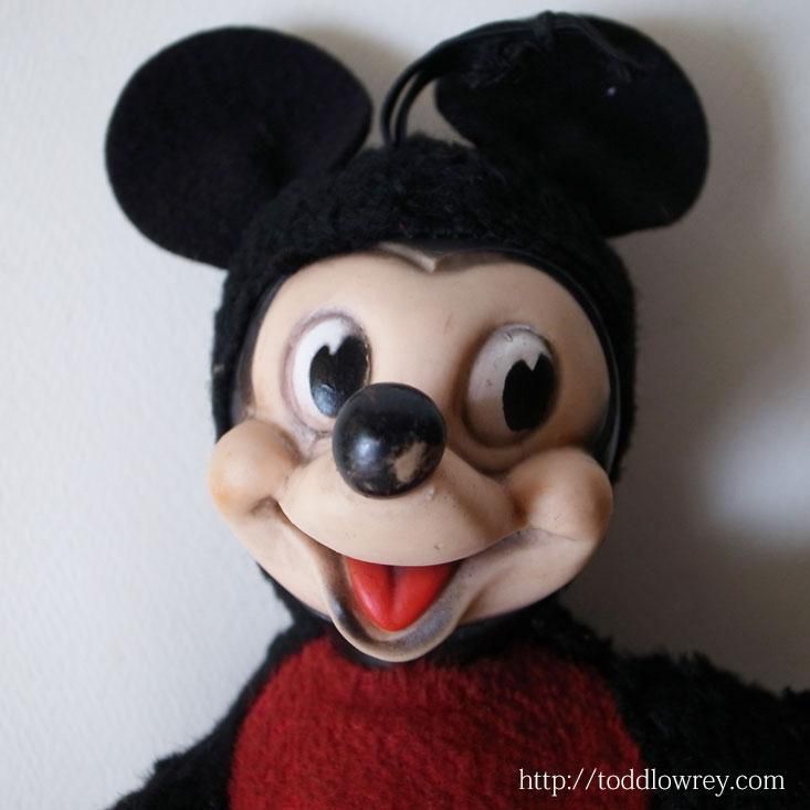 夢見ることを忘れない / Vintage Micky & Minnie Mouse Soft Toy