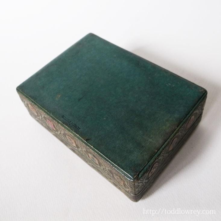 豪奢で可憐な革張り小箱 / Antique Leather Box - Todd Lowrey Antiques