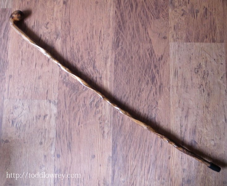 魔法使いの杖はいかが Antique Twisted Waliking Stick Todd Lowrey Antiques