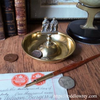シャンター村のタムとジョニー / Antique  Brass Pin Dish 