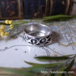 Ȥ϶򴶤λ /  Vintage Sterling Silver Celtic Ring