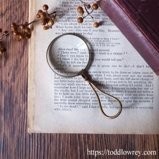 Antique Folding Magnifying Glass