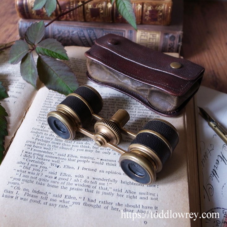 シックでダンディな遠眼鏡 / Antique Opera Glasses in Original