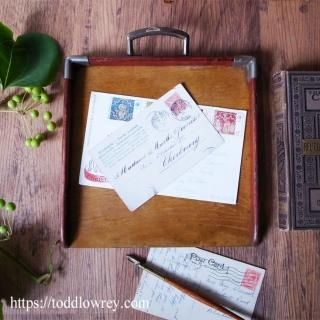 ơ֥ΤݽϤǤ礦 / Antique Wooden Table Dustpan