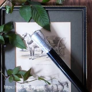 񲦤˲񤦥󥹥ȥ󡦥㡼Τ褦 / Antique Walking Stick with Sterling Silver Grip