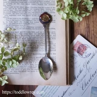 β / Vintage Silver Plated Spoon for the Coronation of ER