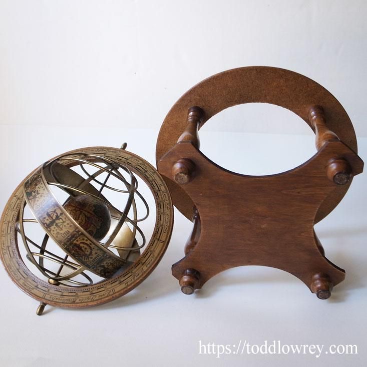 デスクトップの天球 / Vintage Armillary Sphere - Todd Lowrey デスクトップの天球 / Vintage Armillary Sphere - Todd Lowrey