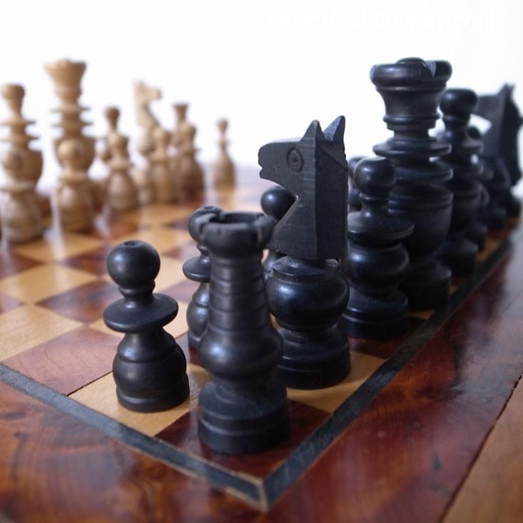 薔薇の木箱のチェスセット / Vintage Regency Style Chessmen 薔薇の木箱のチェスセット / Vintage Regency Style Chessmen