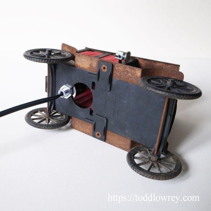 世紀初頭のイタリアの夜を想う Vintage Old Car Lamp Todd Lowrey Antiques