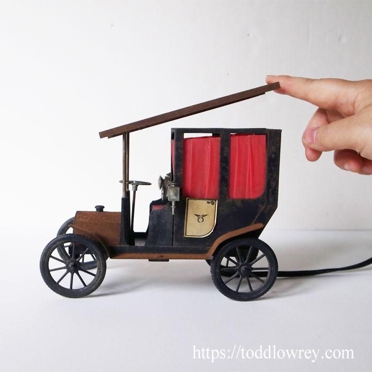 世紀初頭のイタリアの夜を想う Vintage Old Car Lamp Todd Lowrey Antiques