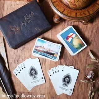 ҳΤˤ / Vintage Waddingtons Playing Card Two Decks with the Box