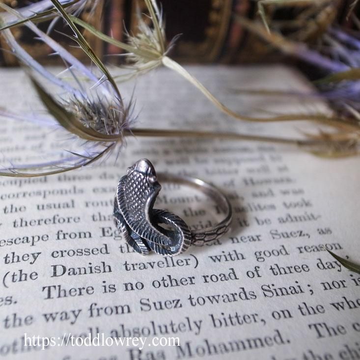 神秘的な知の象徴 / Vintage Silver Snake Ring - Todd Lowrey 神秘的な知の象徴 / Vintage Silver Snake Ring - Todd Lowrey