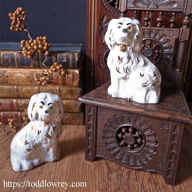 格別に凛々しい眉毛をもつ犬の騎士 / Vintage Beswick Staffordshire