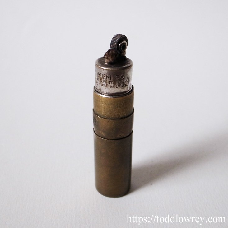酒と煙草とボトルライター/ Vintage Miniature Brass Bottle-shaped Cigarette Lighter -  Todd Lowrey Antiques