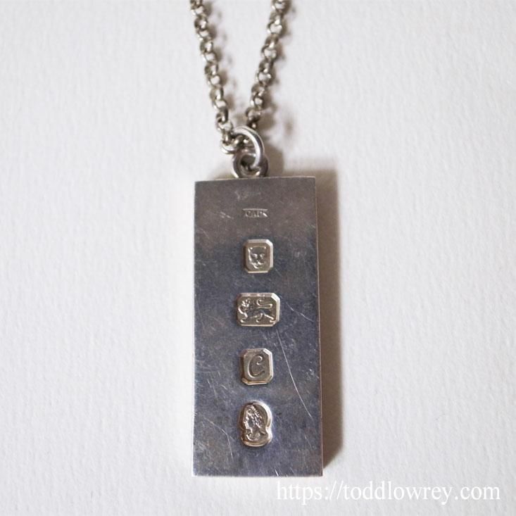 1977年に想いを馳せて / Vintage Sterling Silver Ingot Pendant