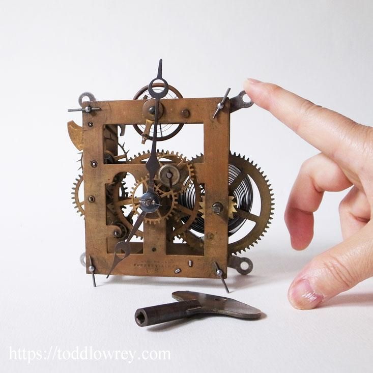 E. N. Welch Mfg. Co. Dolar　アンティーク時計 E. N. Welch Mfg. Co. Dolar アンティーク時計