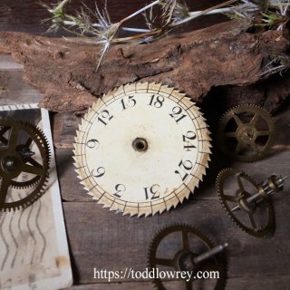日の名残り / Antique Clock Parts Date Indication Movement