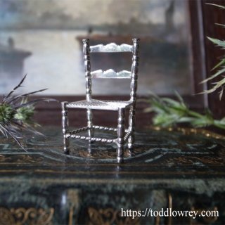 Υȥ꡼ / Vintage Miniature Silver Country Chair