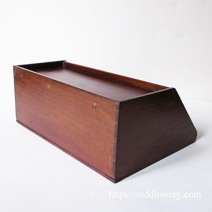デスク周りを整える小道具 / Antique Mahogany Desk Tidy - Todd