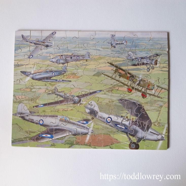 英国の地理をおさらいしよう / Vintage Wooden Jigsaw Puzzle
