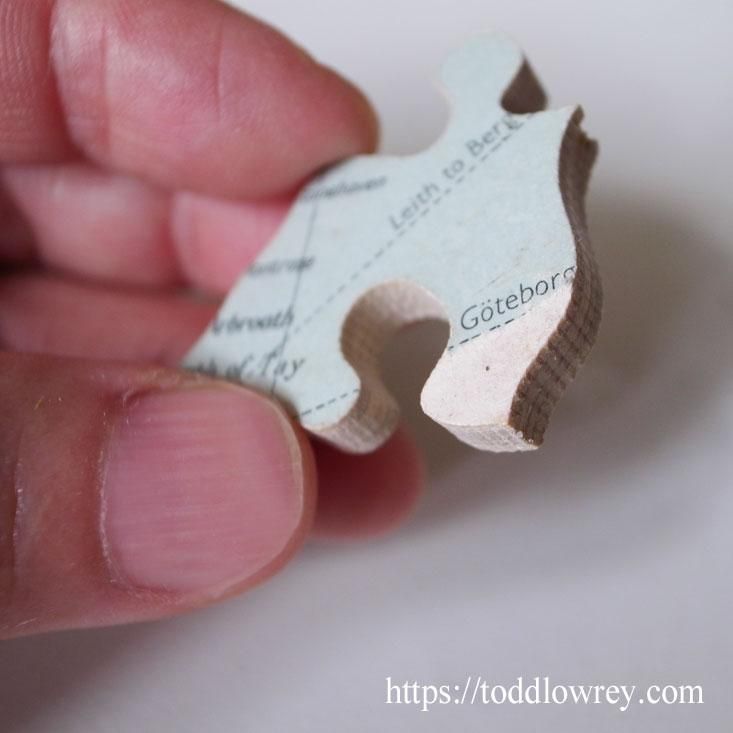英国の地理をおさらいしよう / Vintage Wooden Jigsaw Puzzle