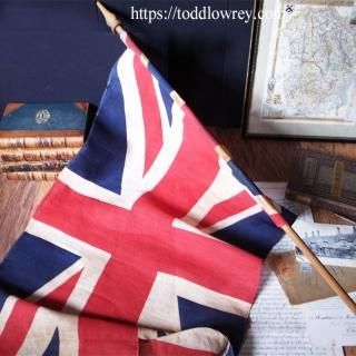 ѹħ뻰ͤδ / Vintage Union Jack Flag on Pole