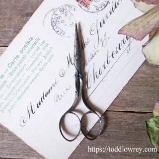 硼λɽϤ / Antique Georgian Embroidery Scissors