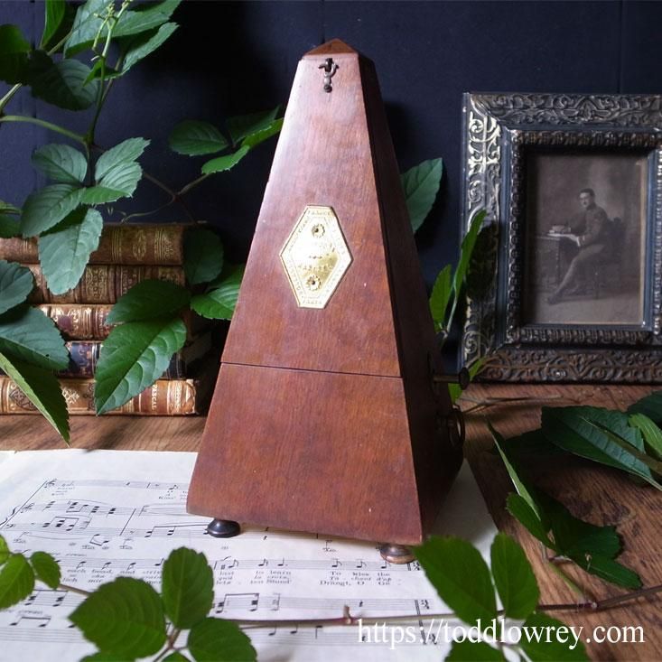 フランス アンティーク Metronome メトロノーム オブジェ