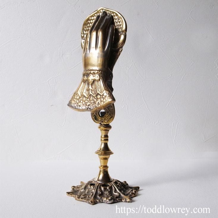 ポジティブを象徴するヴィクトリアンの手 / Antique Victorian Hand Clip Stand - Todd Lowrey Antiques ポジティブを象徴するヴィクトリアンの手 / Antique Victorian Hand Clip Stand - Todd Lowrey Antiques