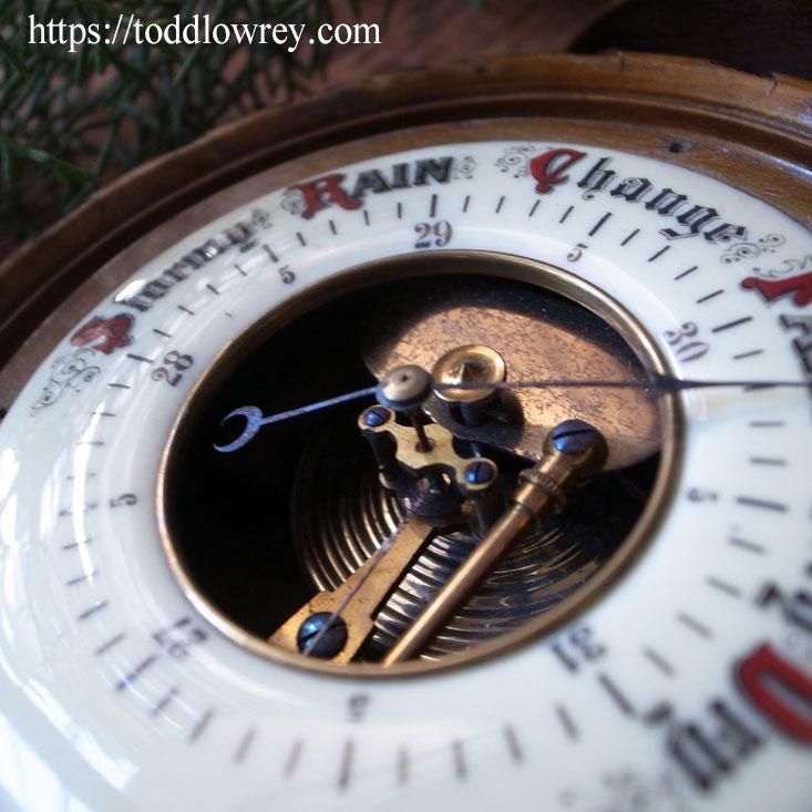 天気を読んだ名残を愛でる / Antique Barometer Parts - Todd 天気を読んだ名残を愛でる / Antique Barometer Parts - Todd