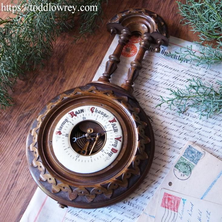 天気を読んだ名残を愛でる / Antique Barometer Parts - Todd