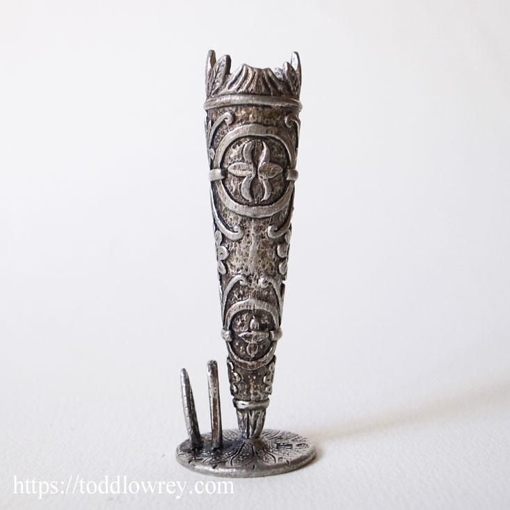 早い者勝ち ゴシックなピューター小物はいかが Card & Pen Pewter Vintage / 絵画