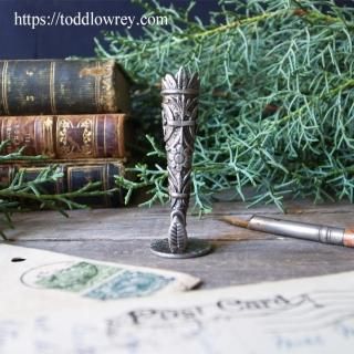 åʥԥ塼ʪϤ / Vintage Pewter Pen & Card Standby A.E.Williams