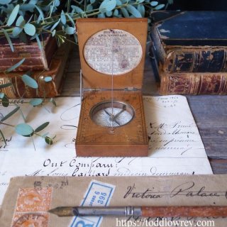Ÿ̤Ȼ / Antique Victorian Sundial & Compass by J.CASARTELLI