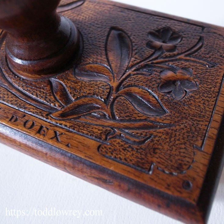 芳しいアルプスの妖精をデスクに / Antique Hand Ink Blotter