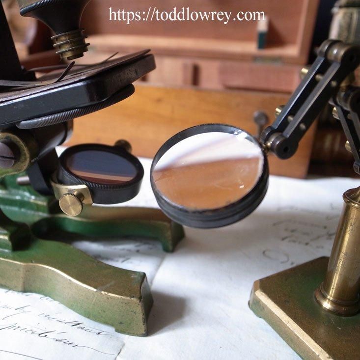光を集め観察し考える / Antique Microscope & Matching 光を集め観察し考える / Antique Microscope & Matching