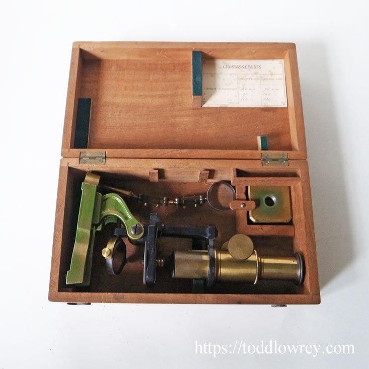 光を集め観察し考える / Antique Microscope & Matching 光を集め観察し考える / Antique Microscope & Matching