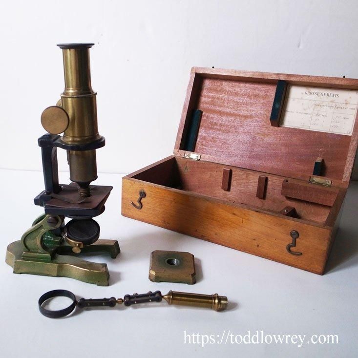 光を集め観察し考える / Antique Microscope & Matching 光を集め観察し考える / Antique Microscope & Matching