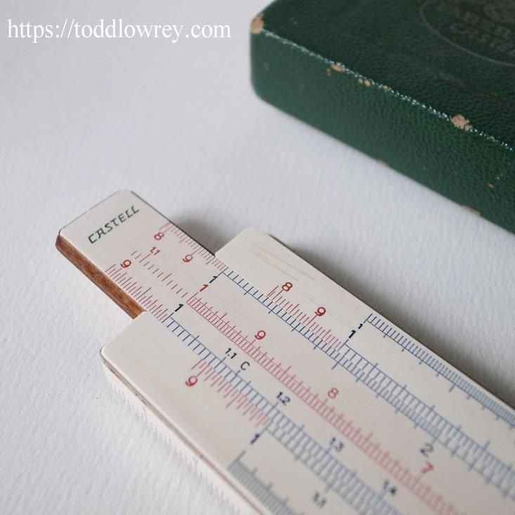 定規で計算するということ / Antique Slide Ruler by FABER